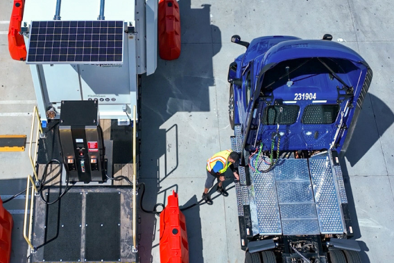 Solution Mobilité de Prologis recharge sur demande